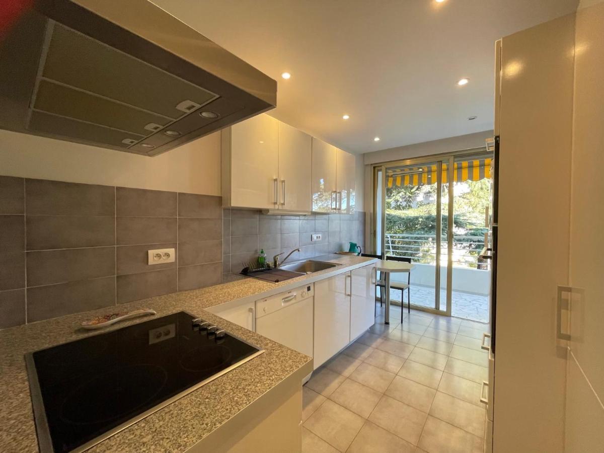 C012-Appartement Confortable Avec Piscine, Tennis Et Grand Parc Cannes Bagian luar foto