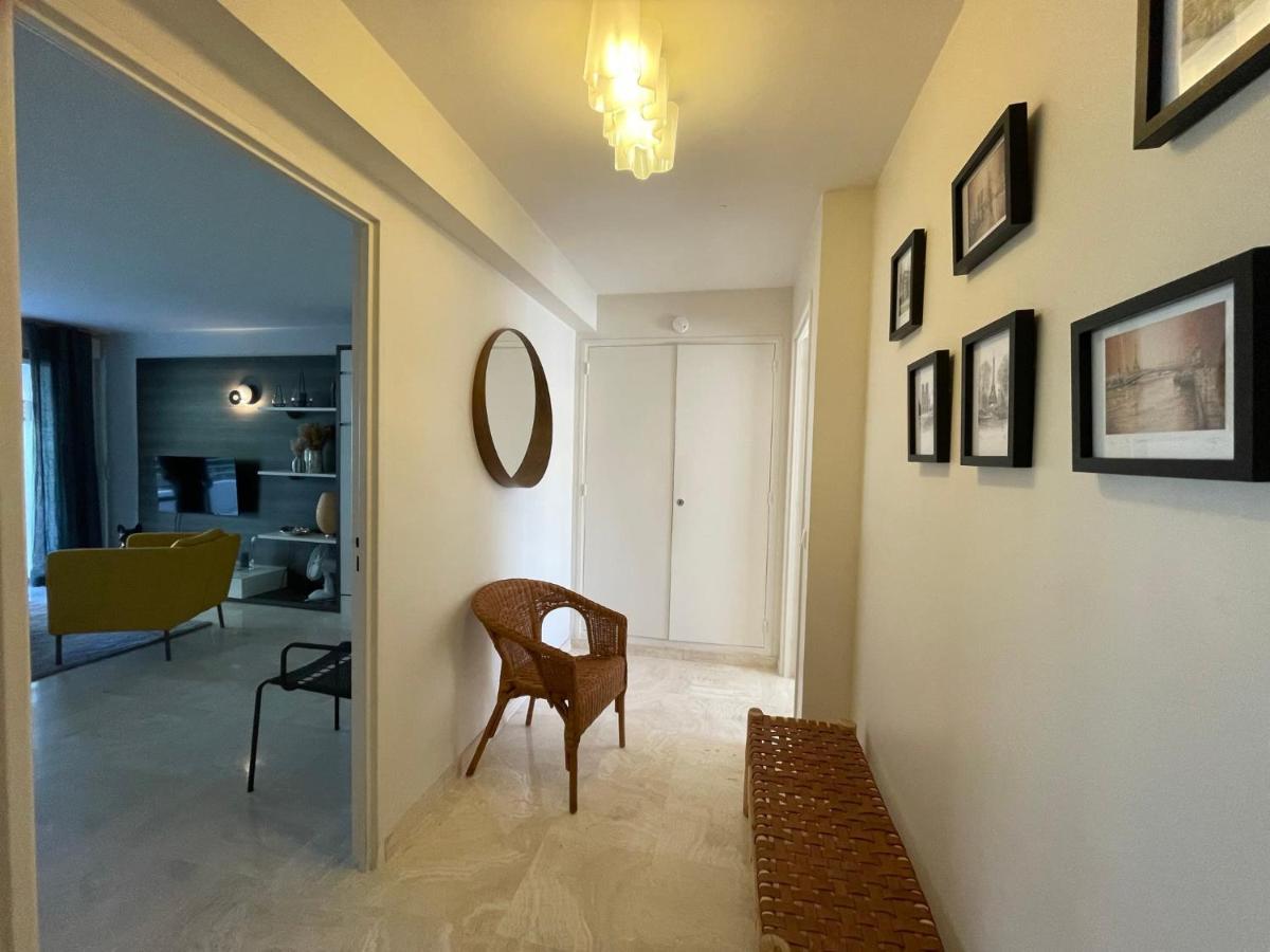 C012-Appartement Confortable Avec Piscine, Tennis Et Grand Parc Cannes Bagian luar foto