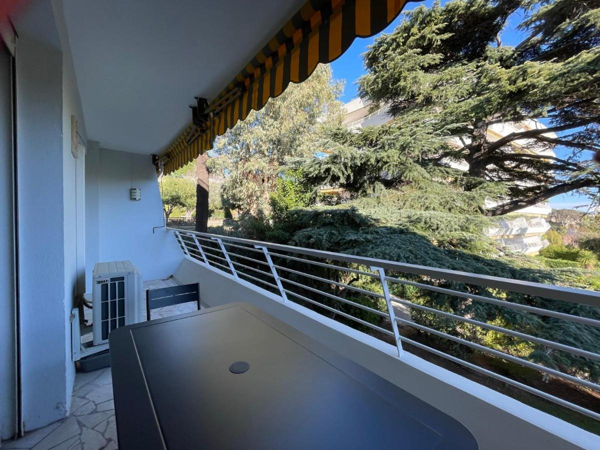 C012-Appartement Confortable Avec Piscine, Tennis Et Grand Parc Cannes Bagian luar foto