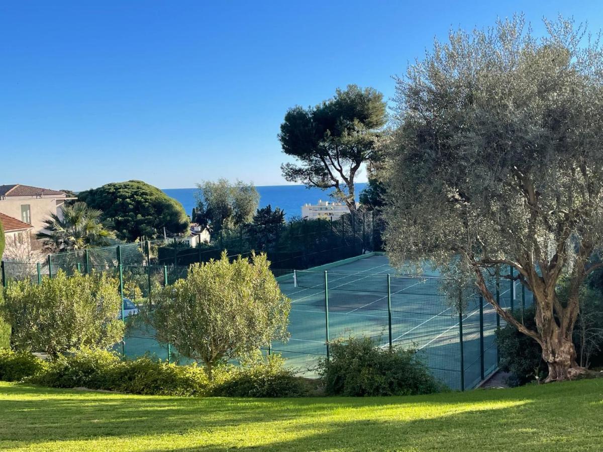 C012-Appartement Confortable Avec Piscine, Tennis Et Grand Parc Cannes Bagian luar foto