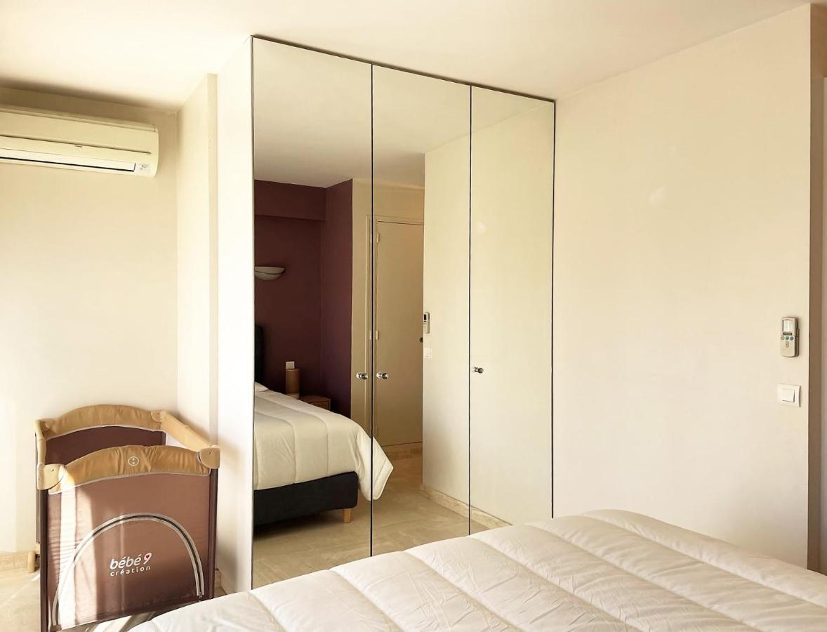 C012-Appartement Confortable Avec Piscine, Tennis Et Grand Parc Cannes Bagian luar foto